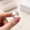 Wide Cuff 925 Sterling Silver Ring