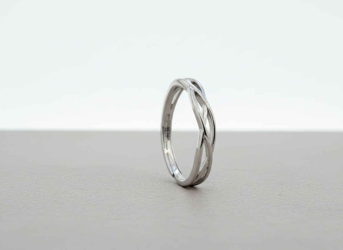 Braided 925 Sterling Silver Ring