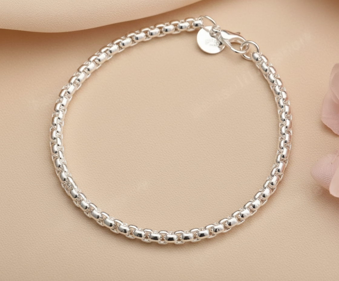 Lustre Klassiskt Kedjearmband 925 Sterling Silver