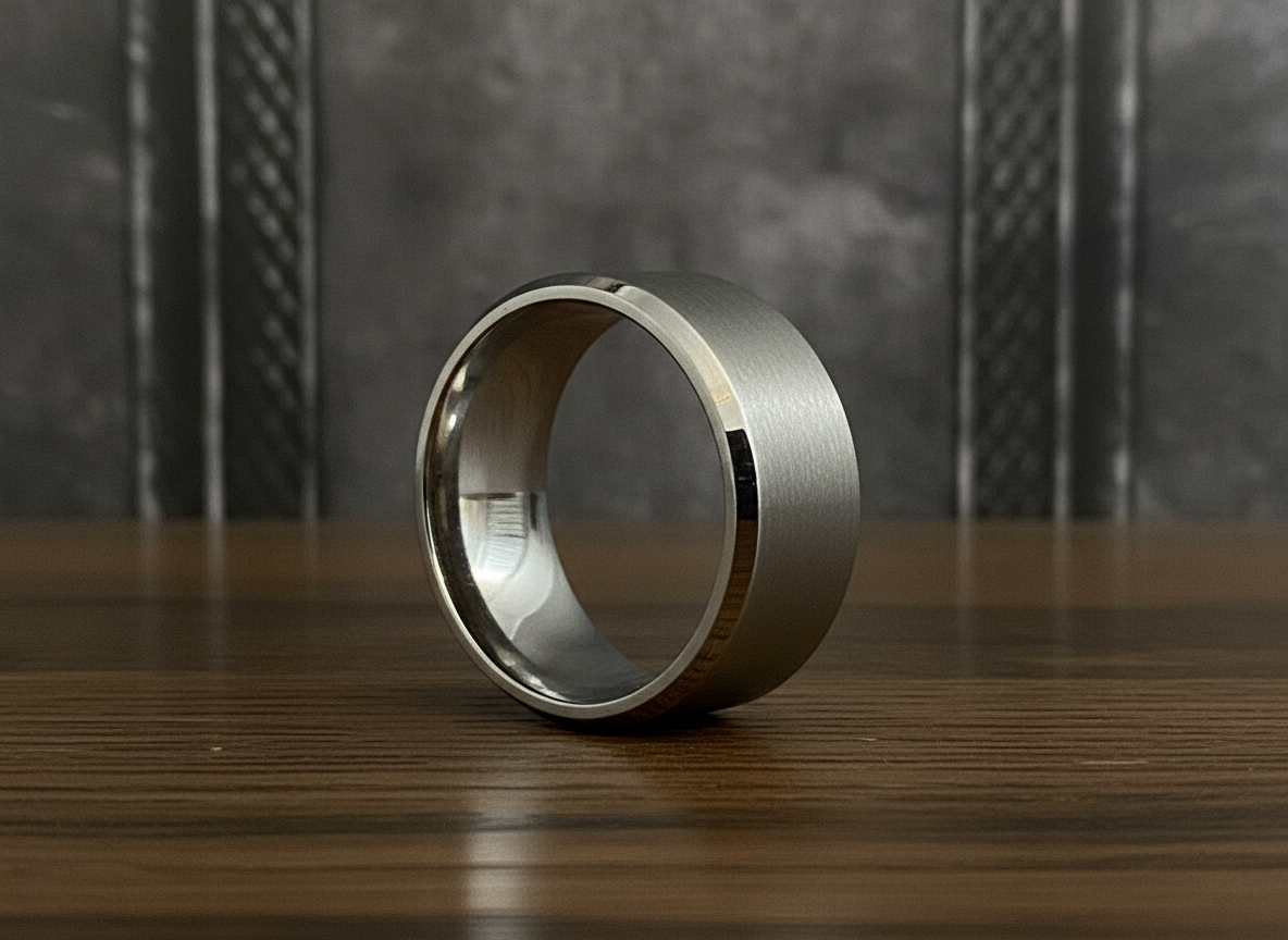 Brushed Titan ring