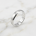 Smooth 925 Sterling Silver Ring