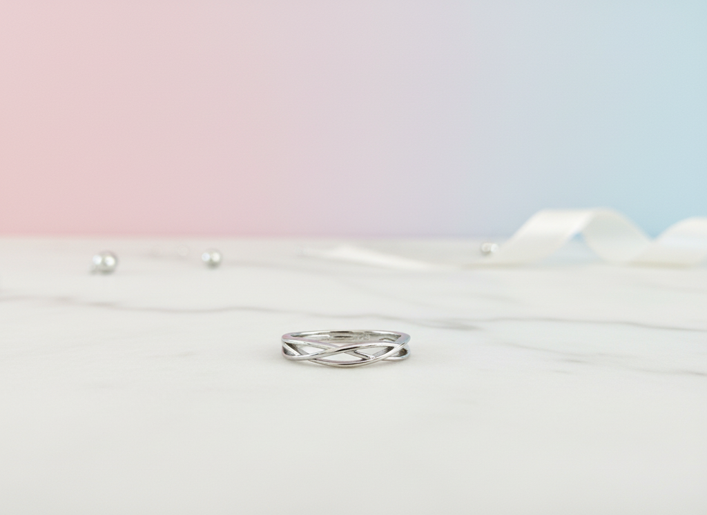Braided 925 Sterling Silver Ring