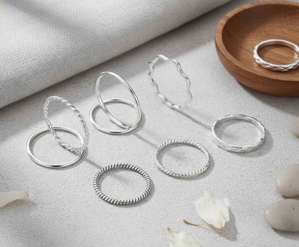 Stack Ringar 925 Sterling Silver