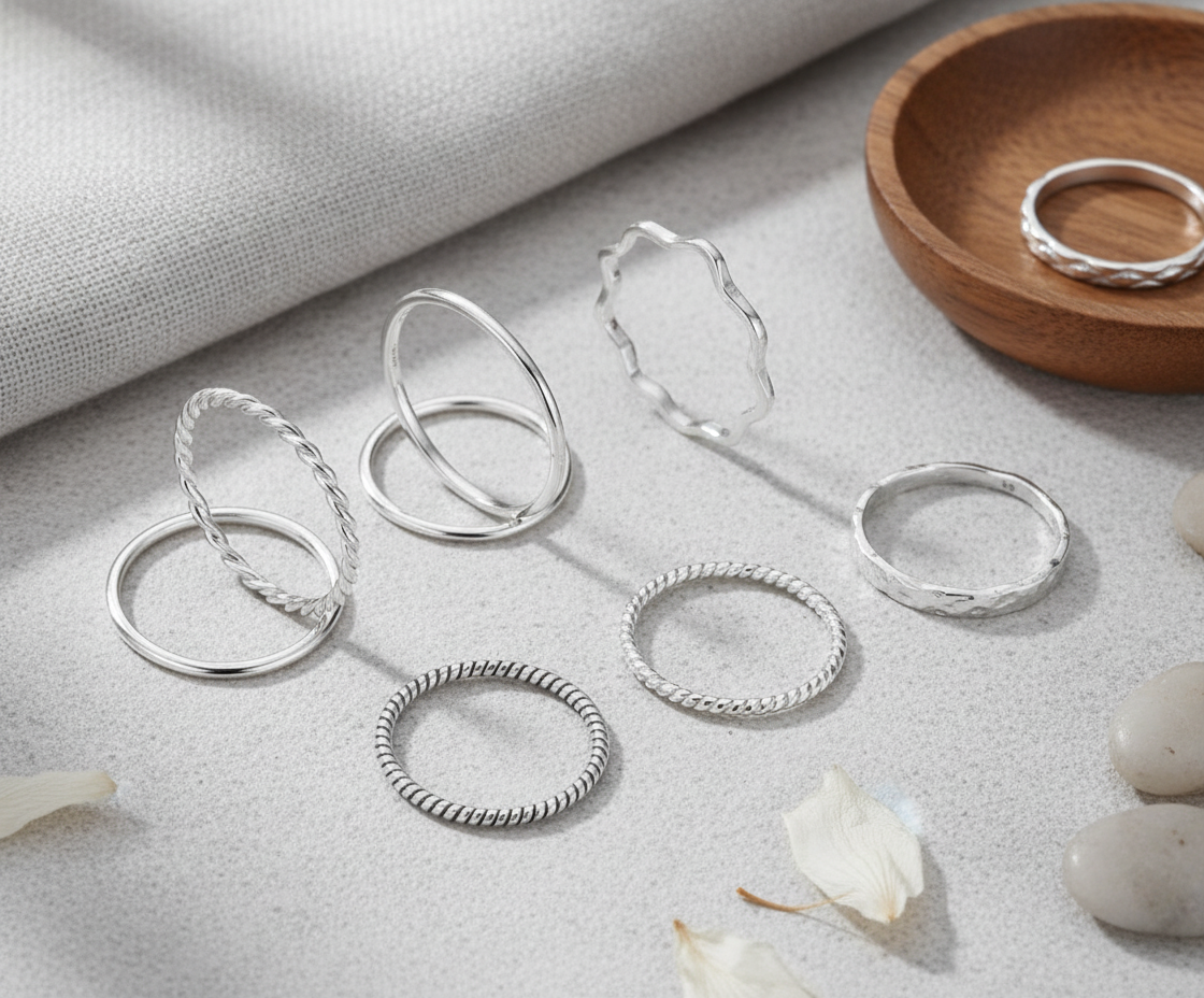 Stack Ringar 925 Sterling Silver