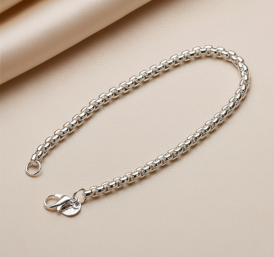 Lustre Klassiskt Kedjearmband 925 Sterling Silver